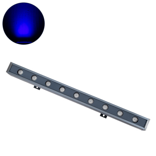 WASHER-NAIA 90175 Μπάρα Φωτισμού Wall Washer LED 9W 900lm 30° DC 24V Αδιάβροχο IP65 Μ50 x Π4 x Υ5cm Μπλε - Γκρι Ανθρακί