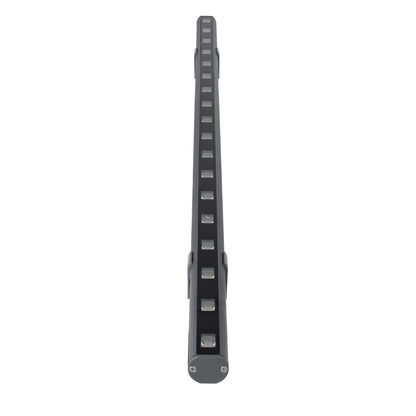 WASHER-PANDA 90578 Μπάρα Φωτισμού Wall Washer LED 18W 1620lm 15° DC 24V Αδιάβροχο IP65 Πορτοκαλί 2200K Dimmable - Γκρι Ανθρακί - Μ100 x Π4 x Υ3.5