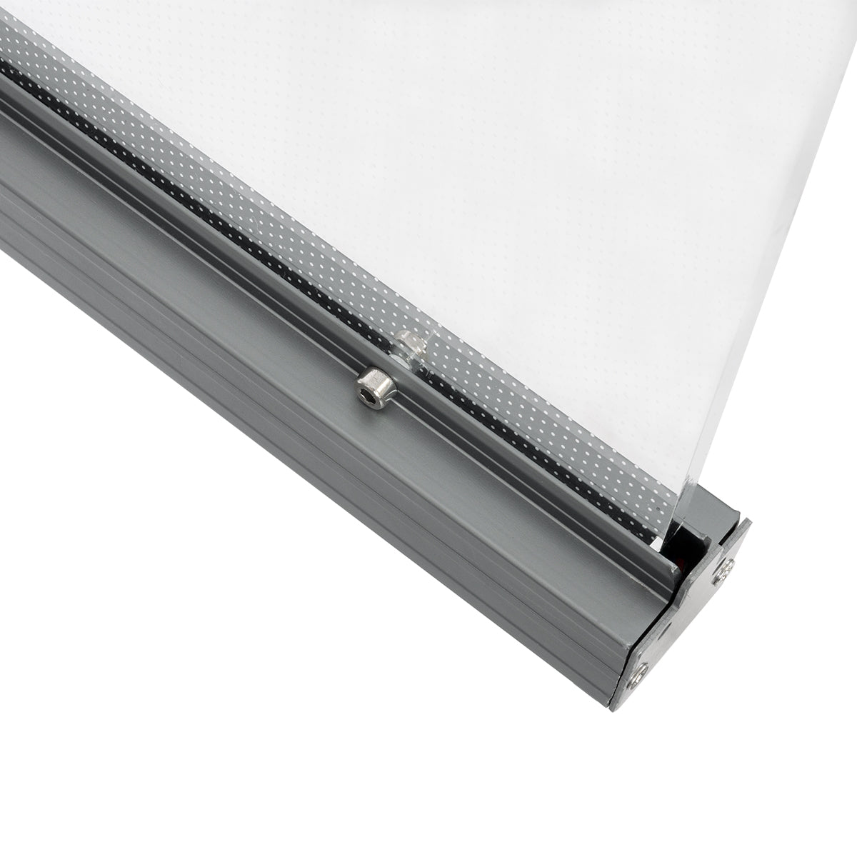 WASHER-PLEXI 90499 Μπάρα Φωτισμού Wall Washer LED 12W 1020lm 15° DC 24V Αδιάβροχο IP65 με Plexiglass Μοριακού Φωτισμού Μ100 x Π3.3 x Υ100cm Πολύχρωμο RGBW DMX512 - Γκρι Ανθρακί