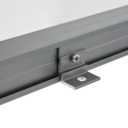 WASHER-PLEXI 90499 Μπάρα Φωτισμού Wall Washer LED 12W 1020lm 15° DC 24V Αδιάβροχο IP65 με Plexiglass Μοριακού Φωτισμού Μ100 x Π3.3 x Υ100cm Πολύχρωμο RGBW DMX512 - Γκρι Ανθρακί