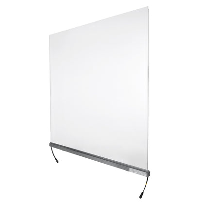 WASHER-PLEXI 90499 Μπάρα Φωτισμού Wall Washer LED 12W 1020lm 15° DC 24V Αδιάβροχο IP65 με Plexiglass Μοριακού Φωτισμού Μ100 x Π3.3 x Υ100cm Πολύχρωμο RGBW DMX512 - Γκρι Ανθρακί