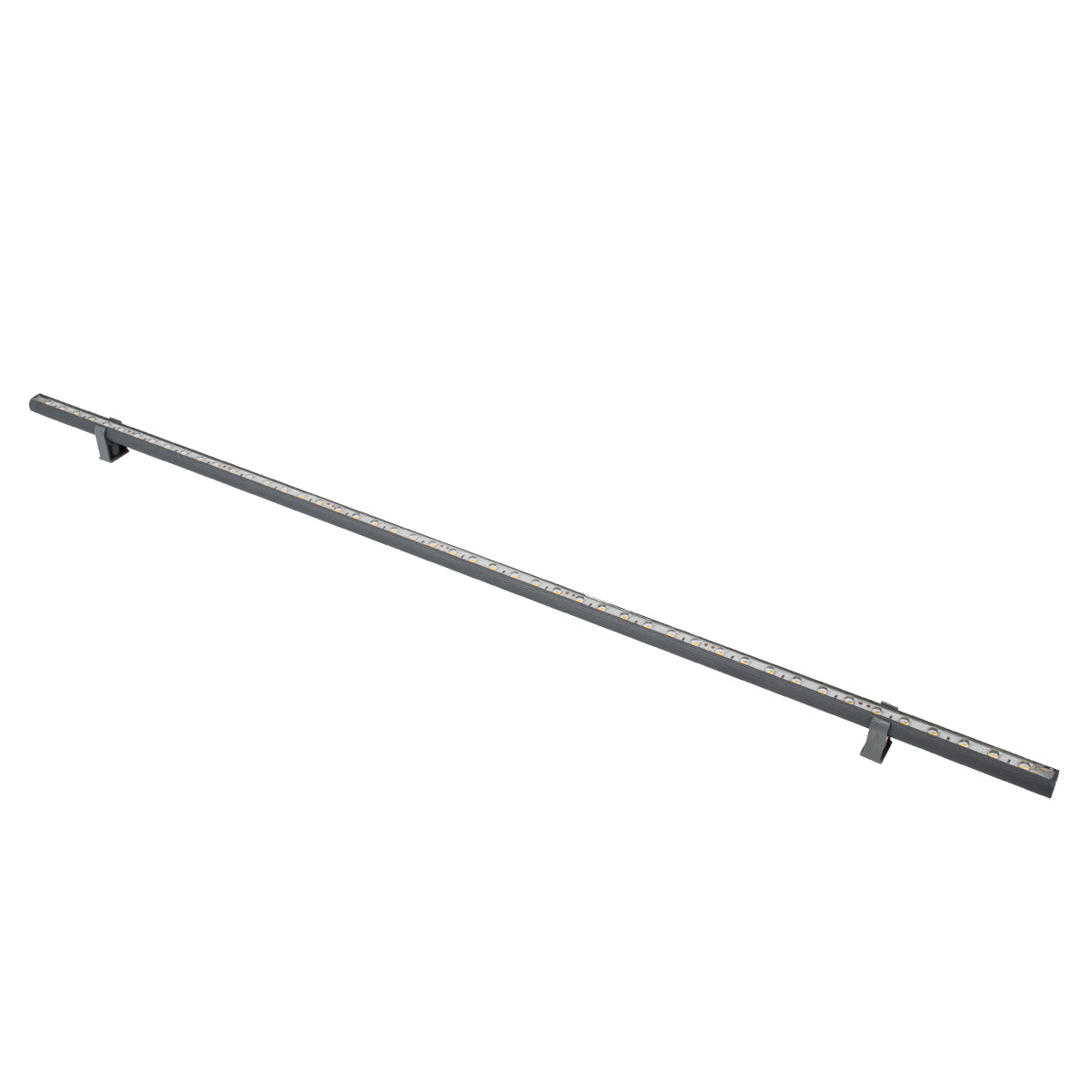 WASHER-STELLAR 90575 Μπάρα Φωτισμού Wall Washer LED 12W 1080lm 30° DC 24V Αδιάβροχο IP65 Θερμό Λευκό 2700K Dimmable - Γκρι Ανθρακί - Μ100 x Π2 x Υ1.8