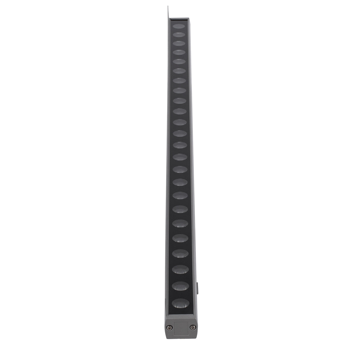 WASHERFAIA 90186 Μπάρα Φωτισμού Wall Washer με Αντιθαμβωτική Γρίλια LED 24W 2640lm 15° DC 24V Αδιάβροχο IP65 Θερμό Λευκό 2700K Dimmable - Bridgelux SMD Chip - Ασημί - Μ100 x Π4 x Υ5.5