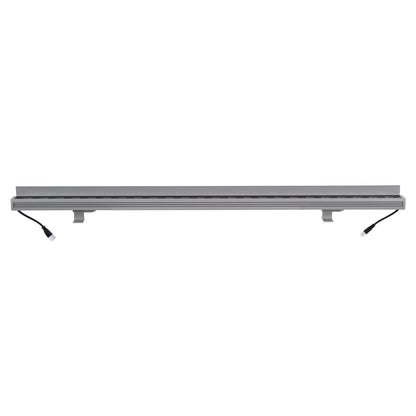 WASHERFAIA 90186 Μπάρα Φωτισμού Wall Washer με Αντιθαμβωτική Γρίλια LED 24W 2640lm 15° DC 24V Αδιάβροχο IP65 Θερμό Λευκό 2700K Dimmable - Bridgelux SMD Chip - Ασημί - Μ100 x Π4 x Υ5.5