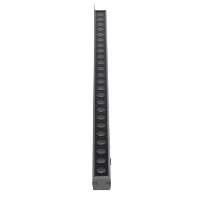 WASHERFAIA 90187 Μπάρα Φωτισμού Wall Washer με Αντιθαμβωτική Γρίλια LED 24W 2760lm 15° DC 24V Αδιάβροχο IP65 Φυσικό Λευκό 4500K Dimmable - Bridgelux SMD Chip - Ασημί - Μ100 x Π4 x Υ5.5