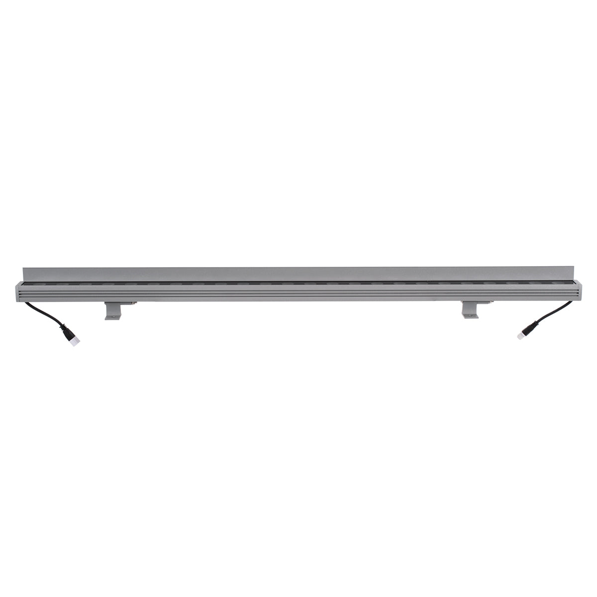 WASHERFAIA 90187 Μπάρα Φωτισμού Wall Washer με Αντιθαμβωτική Γρίλια LED 24W 2760lm 15° DC 24V Αδιάβροχο IP65 Φυσικό Λευκό 4500K Dimmable - Bridgelux SMD Chip - Ασημί - Μ100 x Π4 x Υ5.5