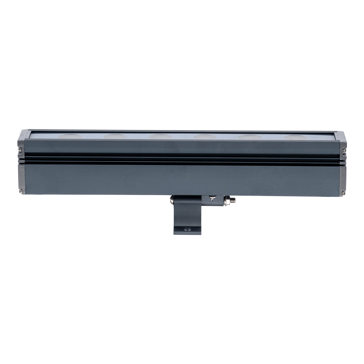 WASHERMARGO 90179 Μπάρα Φωτισμού Wall Washer LED 6W 660lm 30° DC 24V Αδιάβροχο IP65 Θερμό Λευκό 2700Κ Dimmable - Bridgelux SMD Chip - Γκρι Ανθρακί - Μ30 x Π4 x Υ5