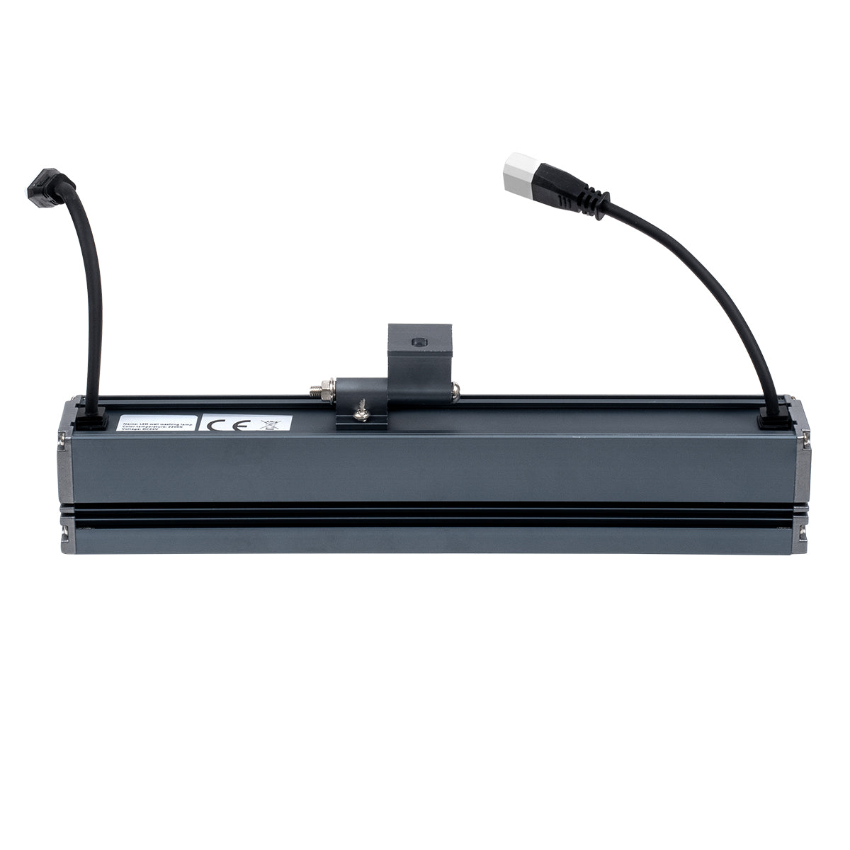 WASHERMARGO 90179 Μπάρα Φωτισμού Wall Washer LED 6W 660lm 30° DC 24V Αδιάβροχο IP65 Θερμό Λευκό 2700Κ Dimmable - Bridgelux SMD Chip - Γκρι Ανθρακί - Μ30 x Π4 x Υ5