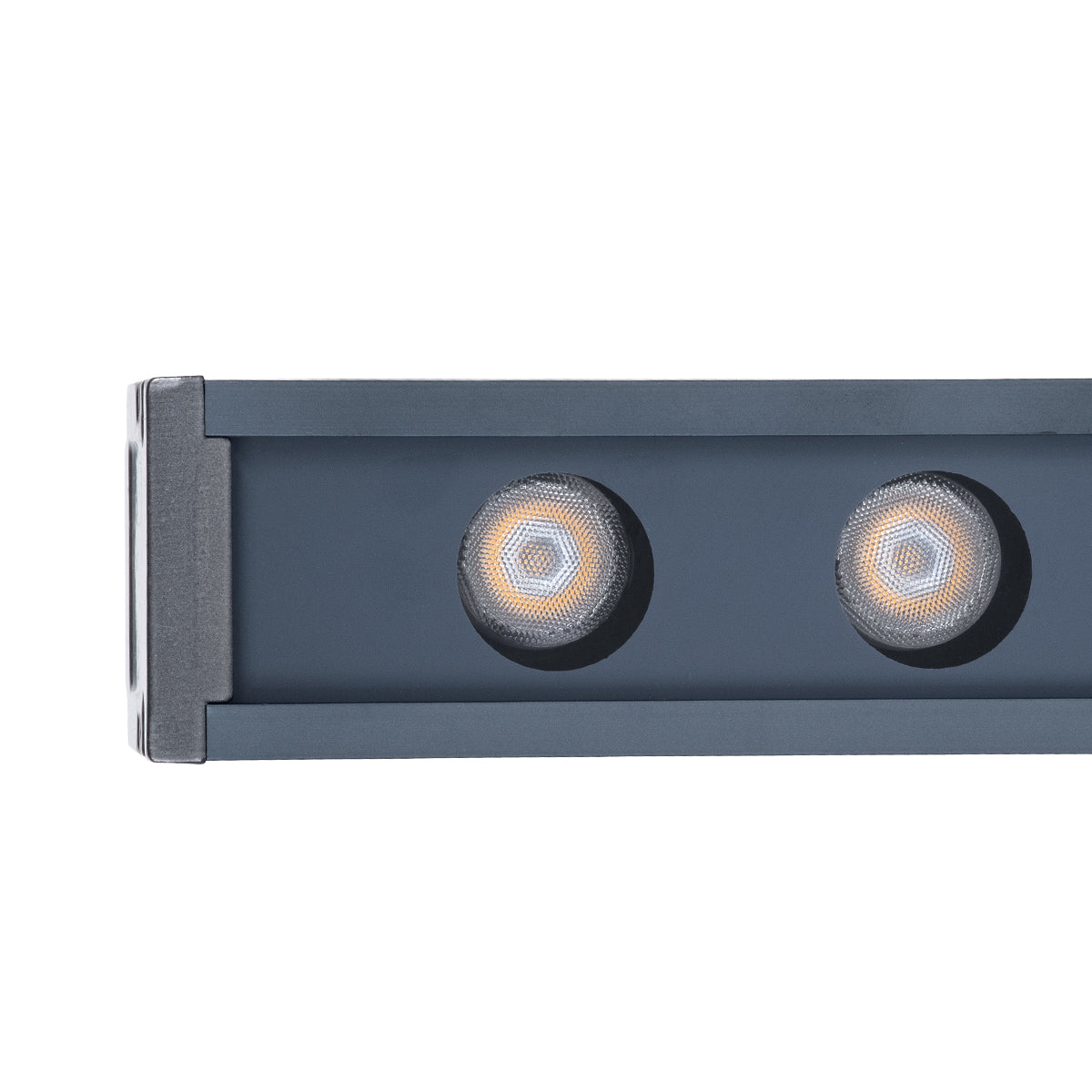WASHERMARGO 90179 Μπάρα Φωτισμού Wall Washer LED 6W 660lm 30° DC 24V Αδιάβροχο IP65 Θερμό Λευκό 2700Κ Dimmable - Bridgelux SMD Chip - Γκρι Ανθρακί - Μ30 x Π4 x Υ5