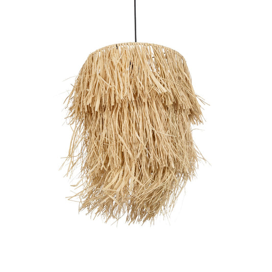 WEG 203-0036 Boho Κρεμαστό Φωτιστικό Οροφής με Ντουί 1 x E27 AC 220-240V IP20 - Μπεζ - M45 x Π45 x Υ53