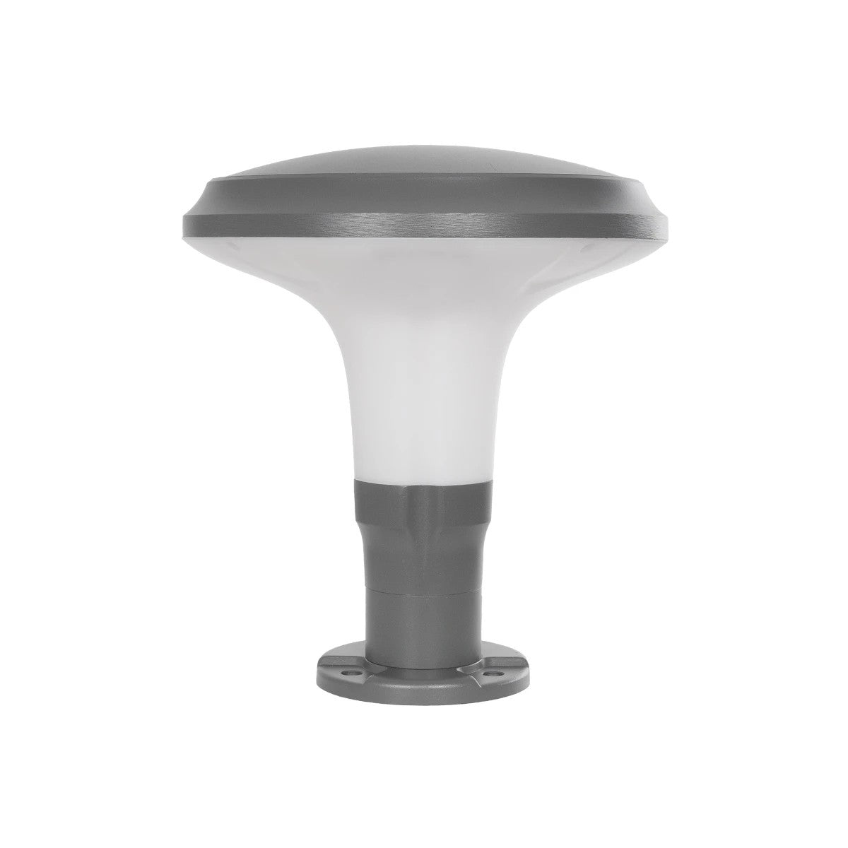 WHISPER 90553 Φωτιστικό Κολωνάκι Κήπου με Ντουί 1 x E27 AC 220-240V Αδιάβροχο IP65 - Γκρι Ανθρακί - Μ27 x Π27 x Υ29