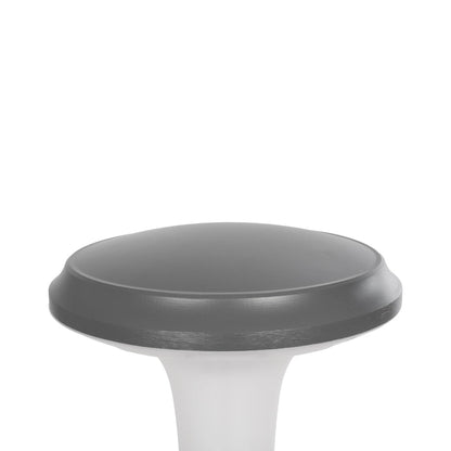 WHISPER 90553 Φωτιστικό Κολωνάκι Κήπου με Ντουί 1 x E27 AC 220-240V Αδιάβροχο IP65 - Γκρι Ανθρακί - Μ27 x Π27 x Υ29