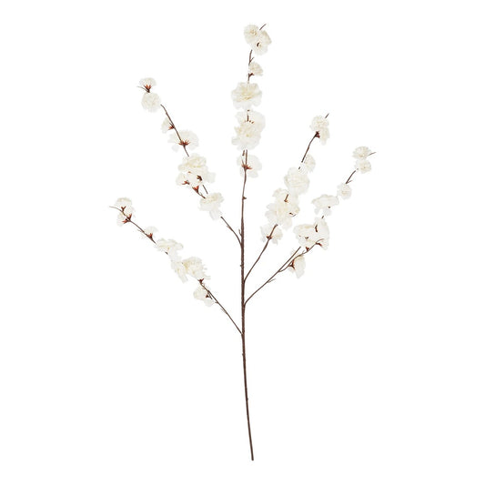 WHITE GUAXIA FLOWER BRANCH 21456 Τεχνητό Διακοσμητικό Κλαδί Λευκή Γκουάβα Y100cm
