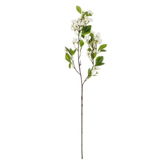 WHITE JASMINE BRANCH 21145 Τεχνητό Διακοσμητικό Κλαδί Λευκό Γιασεμί Y80cm