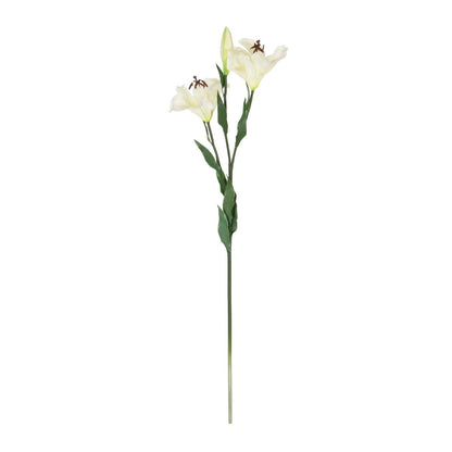 WHITE LILY BRANCH 21310 Τεχνητό Διακοσμητικό Κλαδί Λευκό Κρίνο Y90cm