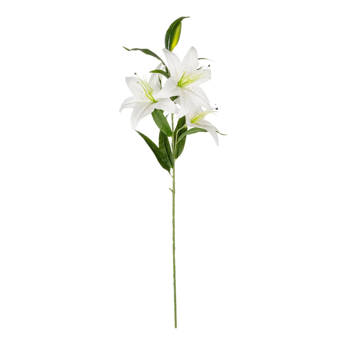 WHITE LILY BRANCH 21312 Τεχνητό Διακοσμητικό Κλαδί Λευκό Κρίνο Y95cm