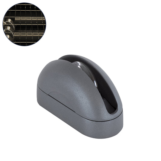 WINDOW-CURBA 90109 Αρχιτεκτονικό Φωτιστικό Ανάδειξης Παραθύρων Window Light LED 6W 570lm 3x262° DC 24V Αδιάβροχο IP65 Φυσικό Λευκό 4500K Dimmable - Γκρι Ανθρακί - Μ12 x Π5.3 x Υ6.5