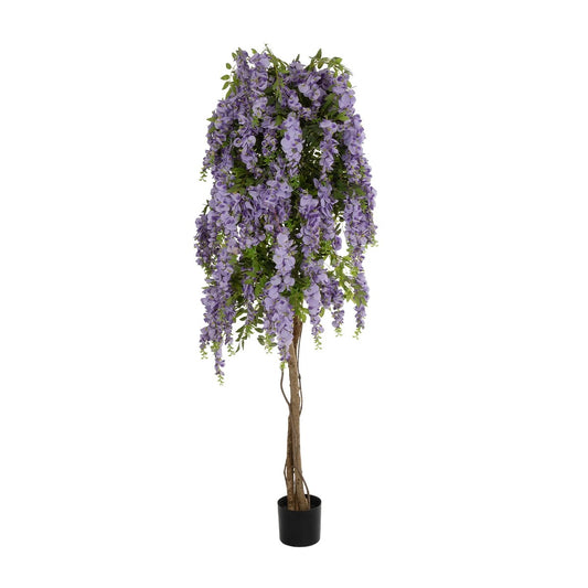 WISTERIA PURPLE 20682 Τεχνητό Διακοσμητικό Δέντρο Μωβ Βιστερία Μ60 x Π60 x Υ180