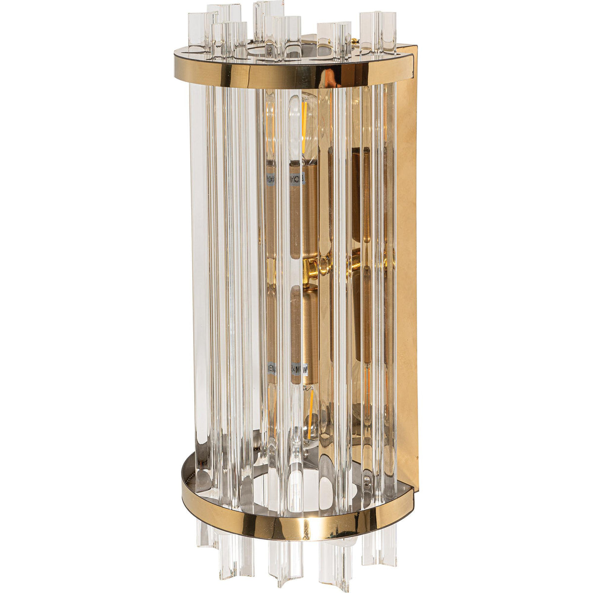 WLC 2474 ΑΠΛΙΚΑ ΧΡΥΣΗ ΚΑΘΕΤΑ ΚΡΥΣΤΑΛΛΑ 2xΕ14 15x14,5x35