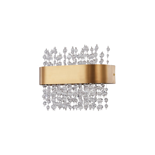 WLC 2492 GD ΑΠΛΙΚΑ LED ΧΡΥΣΗ ΟΒΑΛ ΜΕ ΚΡΥΣΤΑΛΛΑ 24W 3500K 1500 LUM 25x9x19