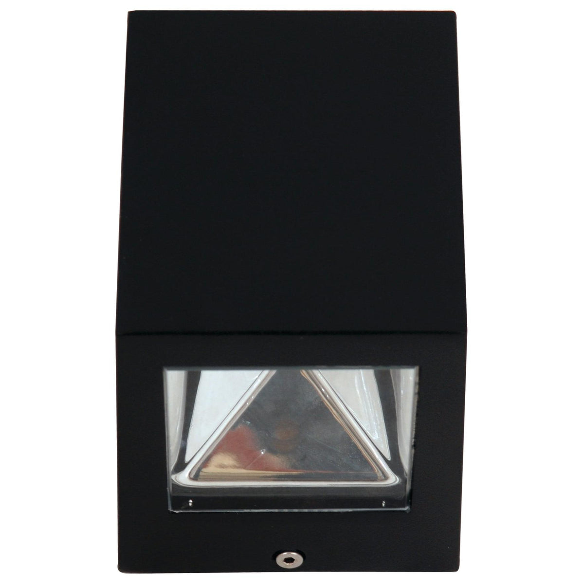 WLC 8107 BK LED ΑΠΛ. UP/DOWN ΤΕΤΡ. ΜΑΥΡΗ 8.5x8.5x10.5