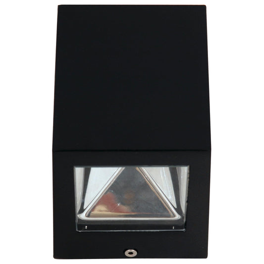 WLC 8107 BK LED ΑΠΛ. UP/DOWN ΤΕΤΡ. ΜΑΥΡΗ 8.5x8.5x10.5