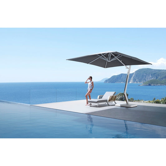 Wing/C-3x3m DELUXE Γωνιακή Ομπρέλα 300x300x277