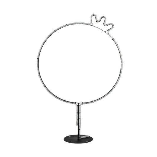XMAS-CROWN-SMALL Χριστουγεννιάτικο Διακοσμητικό Φωτιστικό LED 15,6W 624lm 360° AC 220-240V Αδιάβροχο IP65 Θερμό Λευκό 2700K - Μαύρο & Διάφανο - M73 x Π25 x Υ106