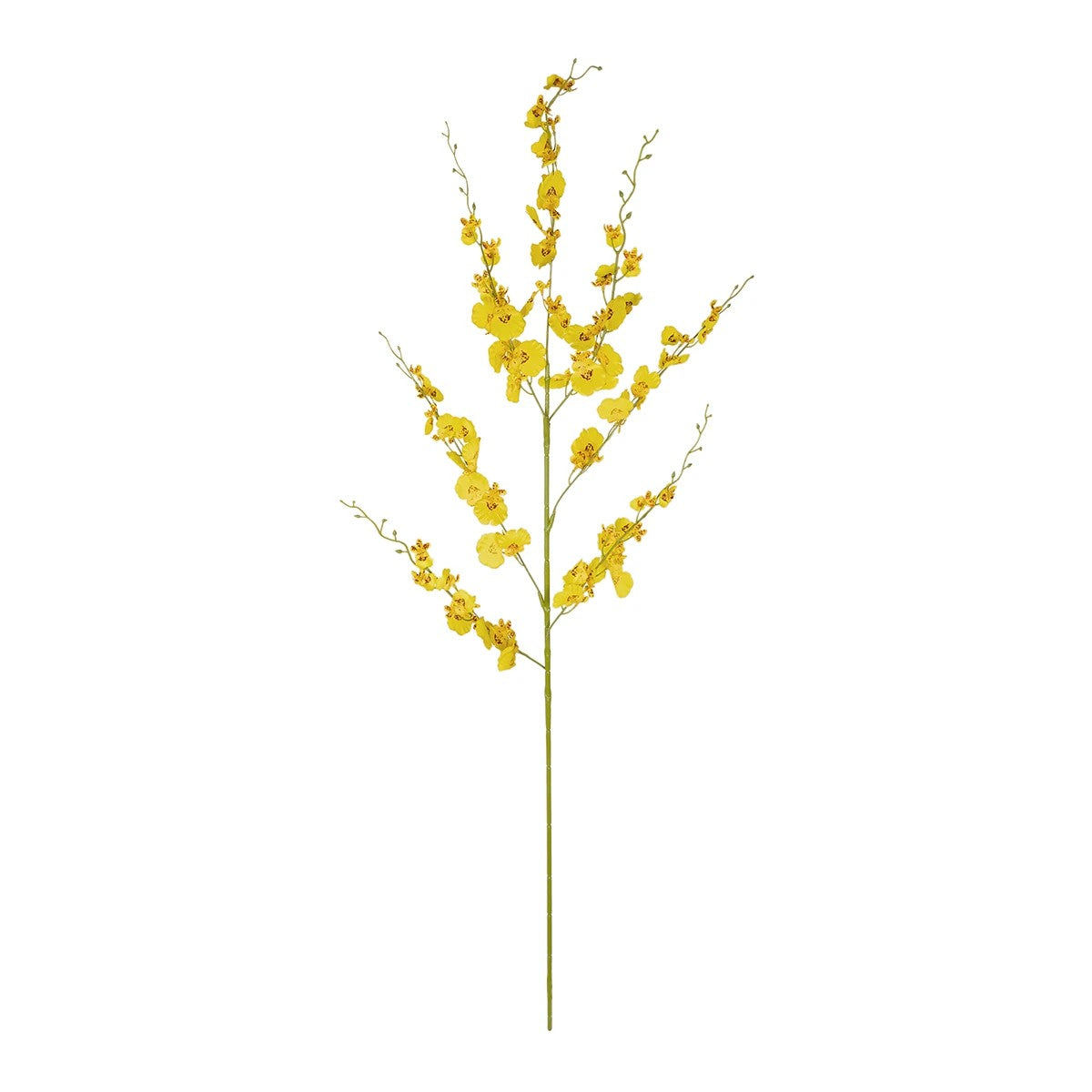 YELLOW DANCE ORCHID BRANCH 21414 Τεχνητό Διακοσμητικό Κλαδί Κίτρινη Ορχιδέα Y110cm