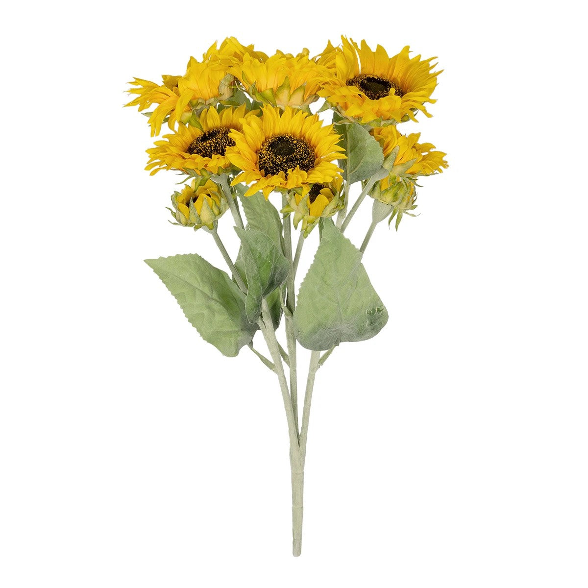 YELLOW SUNFLOWER BRANCH 21382 Τεχνητό Διακοσμητικό Κλαδί Ηλιοτρόπιο Κίτρινο Y55cm
