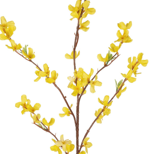 YELLOW WINDER JASMIN BRANCH 21321 Τεχνητό Διακοσμητικό Κίτρινο Κλαδί Γιασεμί Y92cm