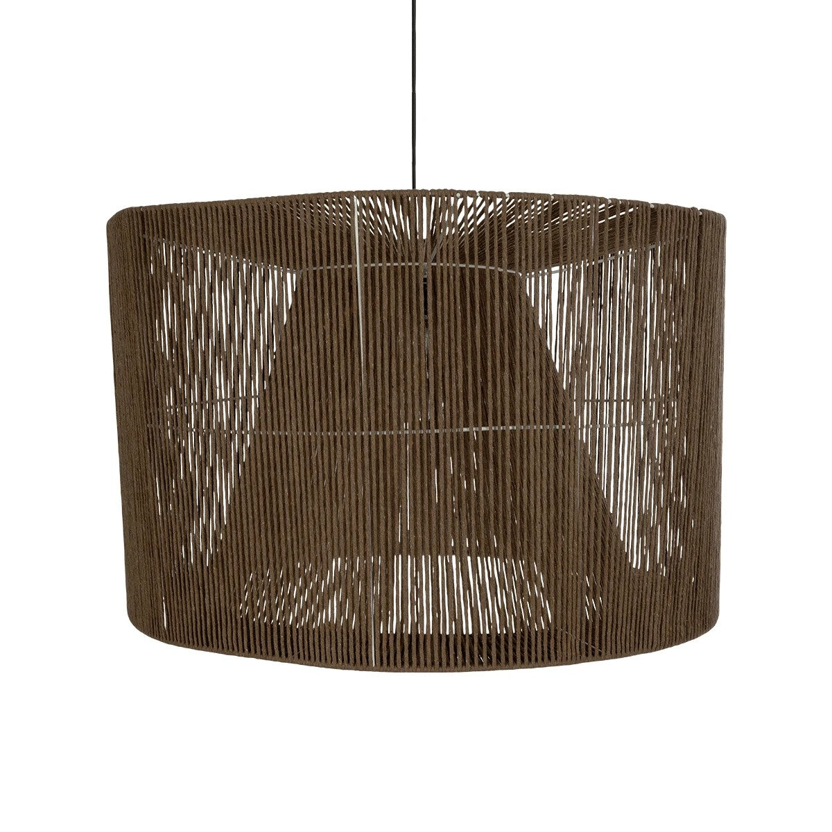 ZYLINDER 205-0023 Boho Κρεμαστό Φωτιστικό Οροφής με Ντουί 1 x E27 AC 220-240V IP20 - Καφέ - M80 x Π80 x Υ51