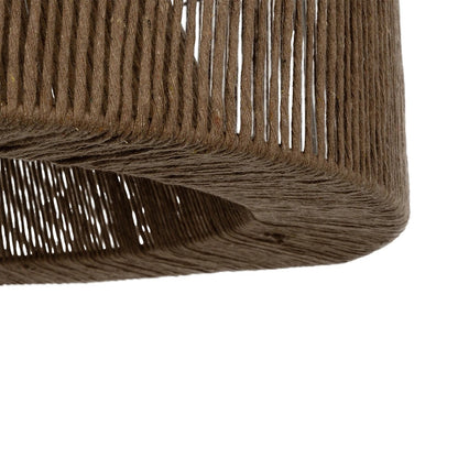 ZYLINDER 205-0023 Boho Κρεμαστό Φωτιστικό Οροφής με Ντουί 1 x E27 AC 220-240V IP20 - Καφέ - M80 x Π80 x Υ51