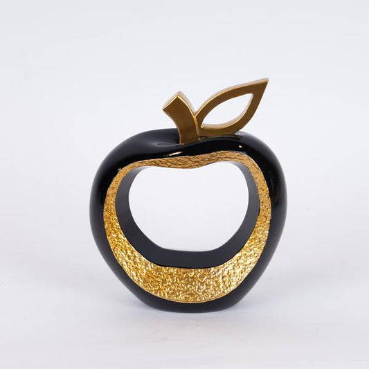 ΔΙΑΚΟΣΜΗΤΙΚΟ ΜΗΛΟ ΠΟΛΥΡΕΖΙΝ ΜΑΥΡΟ - ΧΡΥΣΟ 16.8x6.4x19.9