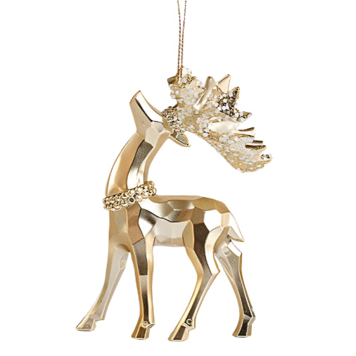 ΤΑΡΑΝΔΟΣ ΑΚΡΥΛΙΚΟΣ ΜΑΤ ΧΡΥΣΟ ΜΕ GLITTER 7x3x12