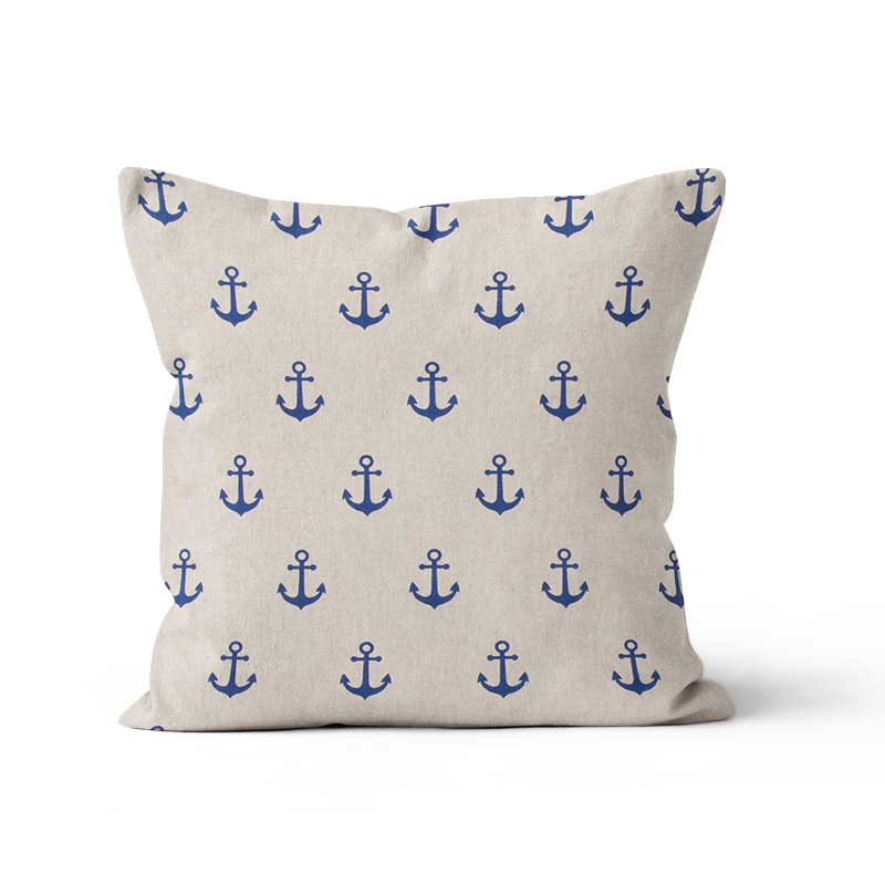 Μαξιλαροθήκη Άγκυρες 45x45εκ