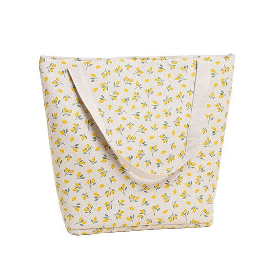 Τσάντα με Φερμουάρ 53x43εκ Μικρά Λεμόνια