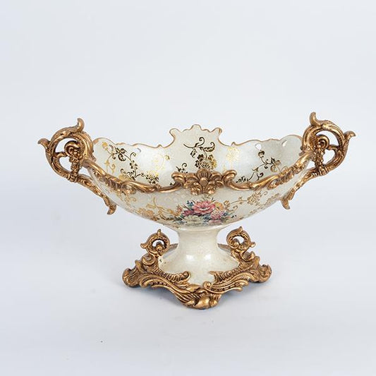 ΦΟΝΤΑΝΙΕΡΑ ΠΟΛΥΡΕΖΙΝ ΛΕΥΚΗ-ΧΡΥΣΗ 42x23x24