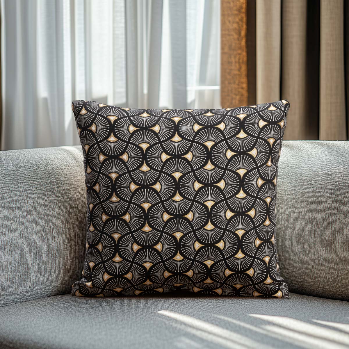 Μαξιλαροθήκη Στόφα Scale Wave Luxury 40x40εκ