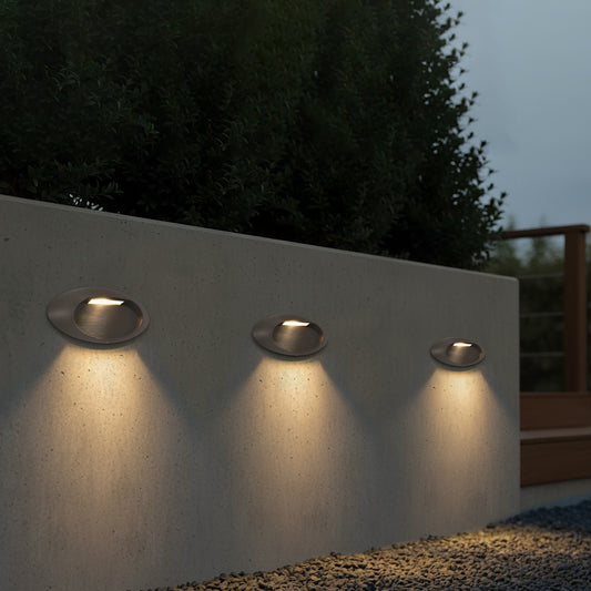 STEPART KLV-101-0099 Φωτιστικό Σκαλοπατιού / Διαδρόμου LED 3W 375lm 45° AC 220-240V Αδιάβροχο IP65 Θερμό Λευκό 2700K - Lumileds SMD Chip & TÜV SÜD Driver - Γκρι Ανθρακί Ματ - Μ26 x Π5.5 x Υ13