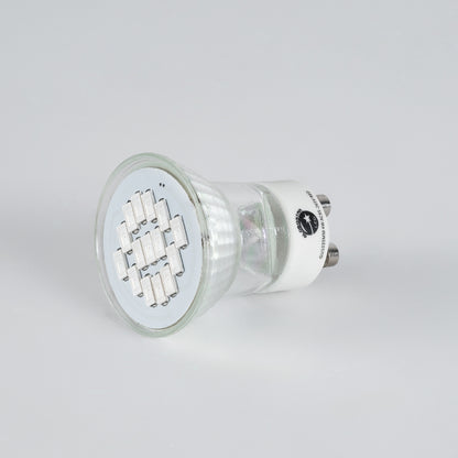 76009 Σποτ LED GU10 MR11 4W 300lm 120° AC 85-265V με Λευκό Γαλακτερό Γυαλί Κόκκινο