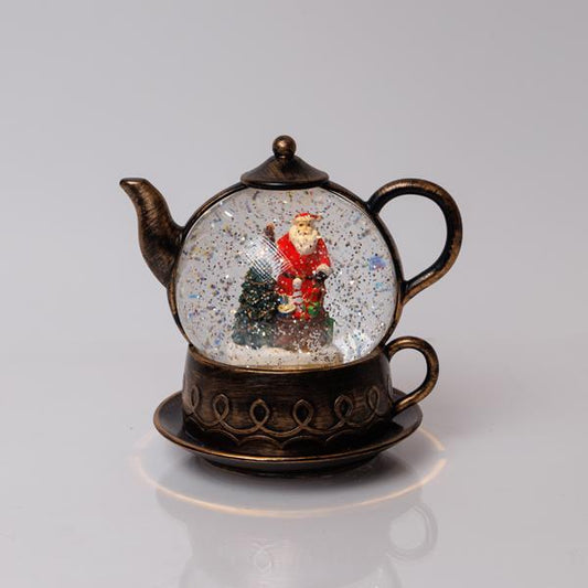 ΦΩΤΙΖΟΜΕΝΗ ΚΑΦΕ ΤΣΑΓΙΕΡΑ ΜΕ ΝΕΡΟ ΣΤΟ ΕΣΩΤΕΡΙΚΟ ΜΠΑΤΑΡΙΑΣ 3xAA TIMER 1 ΘΕΡΜΟ ΛΕΥΚΟ LED IP20 19x15x19