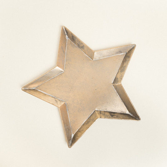 Μεταλλικός Δίσκος Αστέρι Χρυσός 58x60x3