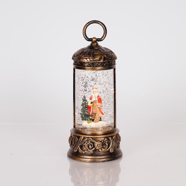 ΦΩΤΙΖΟΜΕΝΟ ΦΑΝΑΡΙ ΜΕ ΝΕΡΟ ΣΤΟ ΕΣΩΤΕΡΙΚΟ ΜΠΑΤΑΡΙΑΣ 3xAAA TIMER ΘΕΡΜΟ ΛΕΥΚΟ LED IP20 9x9x20