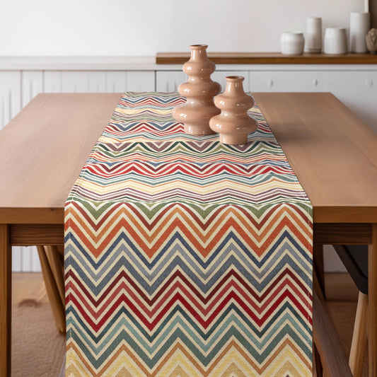 Ράννερ Στόφα Πολύχρωμο Ζιγκ Ζαγκ 32x150εκ