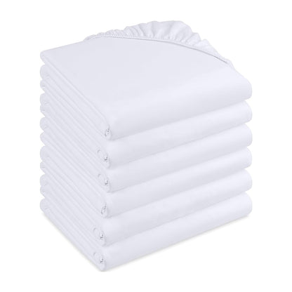 Σεντόνι Ξενοδοχείου με Λάστιχο 160x200+35εκ 80% Cotton 20% Polyester Percalle 144tc