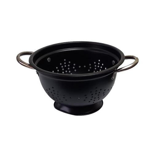 Ανοξείδωτο Σουρωτήρι Ζυμαρικών σε Μαύρο Χρώμα 14x14x23