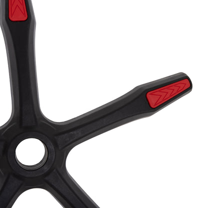REPLACEMENT STAR BASE BLACK/RED NYLON 29cm RADIUS