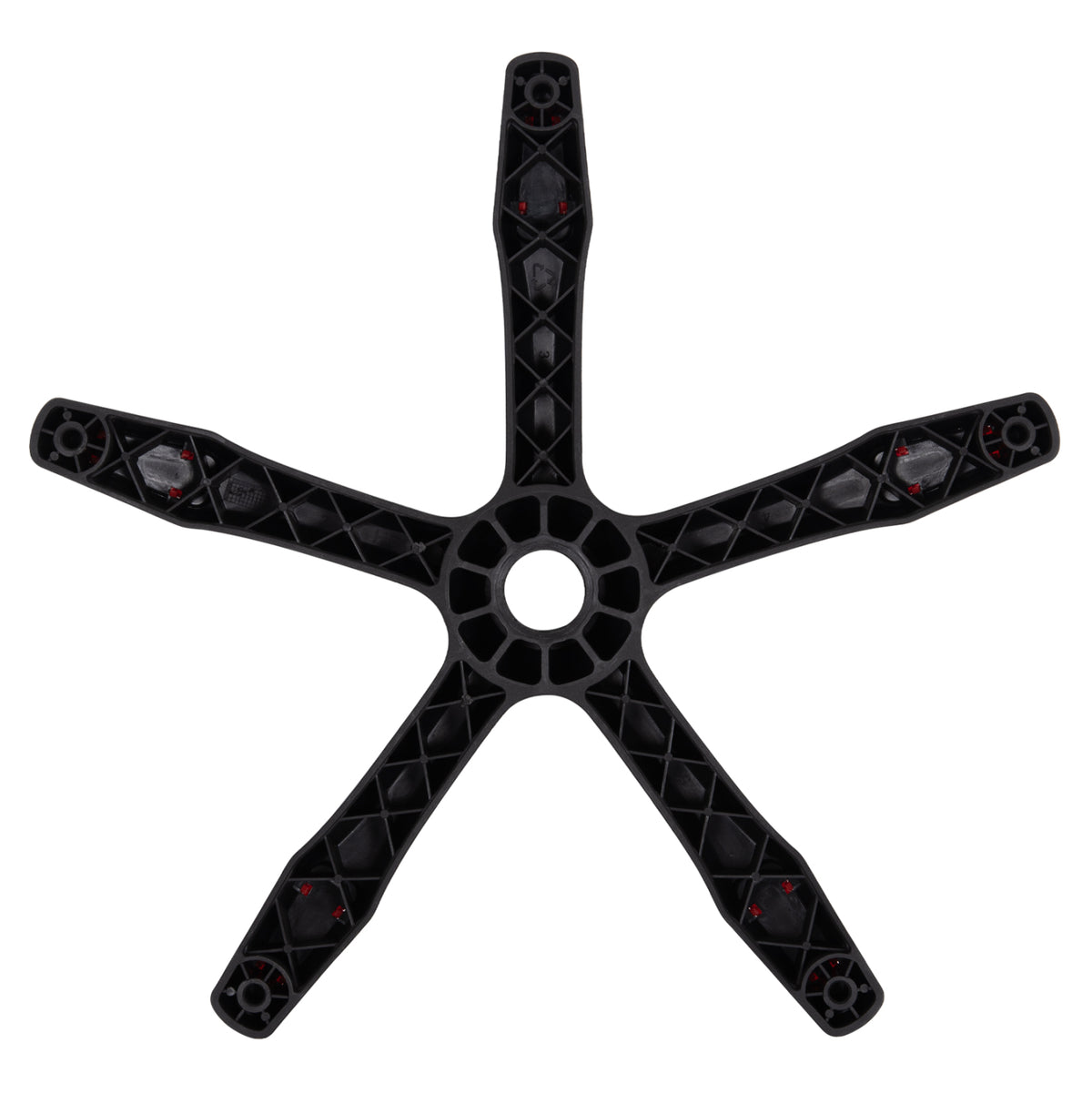 REPLACEMENT STAR BASE BLACK/RED NYLON 29cm RADIUS