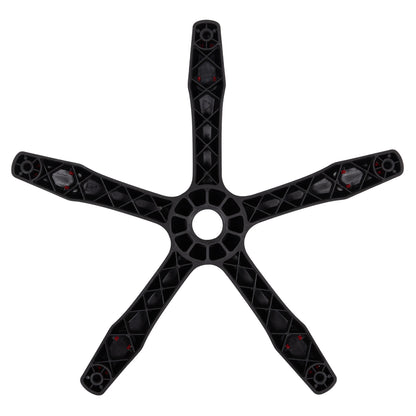 REPLACEMENT STAR BASE BLACK/RED NYLON 29cm RADIUS